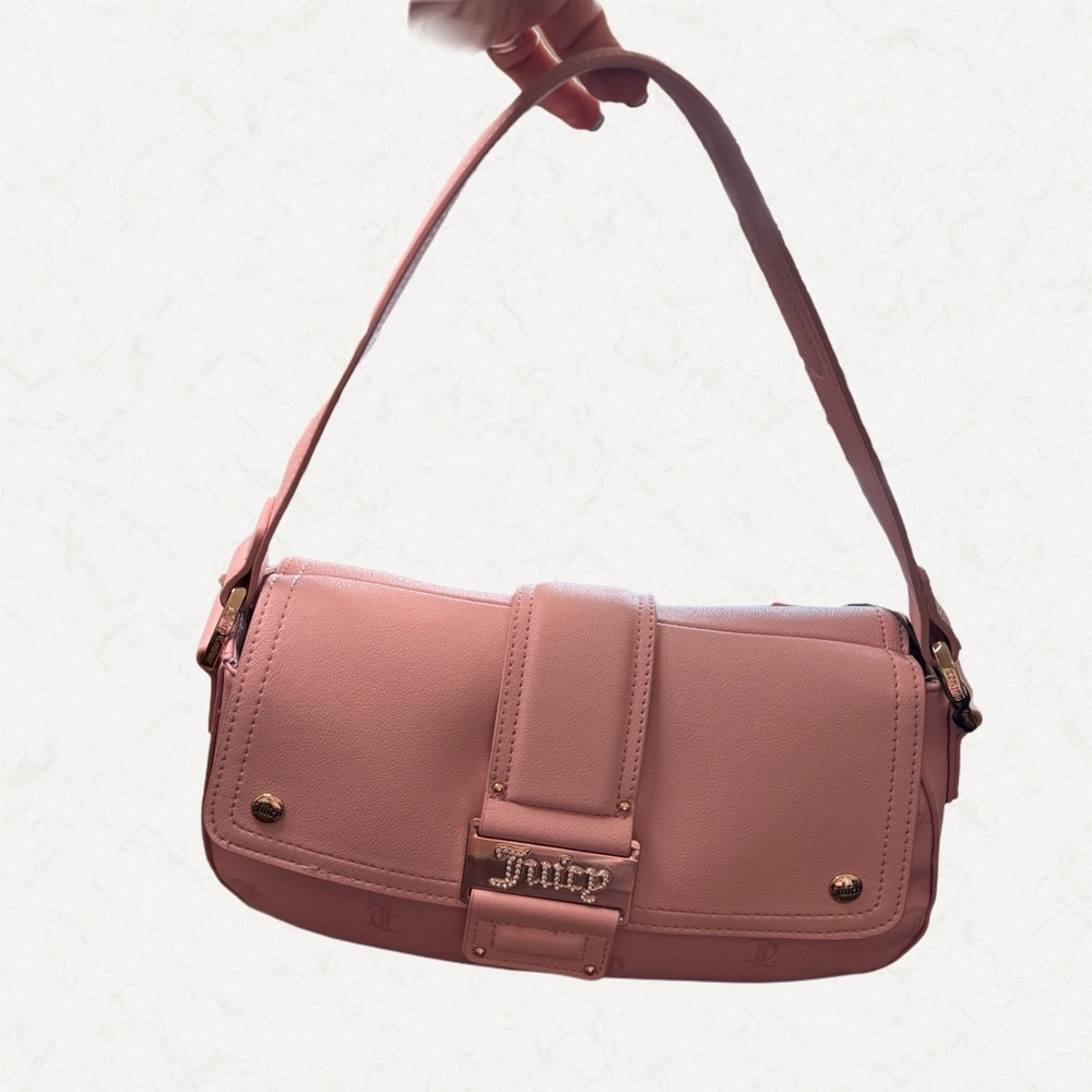 Juicy Couture Y2CUTE Flap Pink Diamond Shoulder Bag NWT 💕✨ - Picture 7 of 8